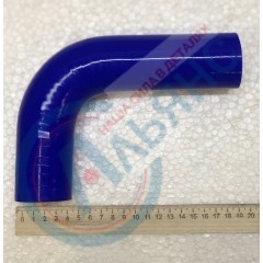 Патрубок радиатора верхний МТЗ-80/82 (L256, d 38, угол 115) 70-1303001 силикон