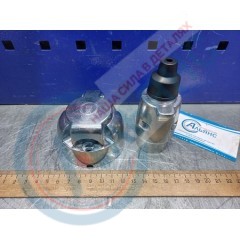 Разъем прицепа металлический ПС300-01 (вилка+розетка) ПС300-01 металл 7 контактов