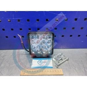 Фара LED светодиодная 48W квадратная (16 диодов) 48S-SQ 55 мм