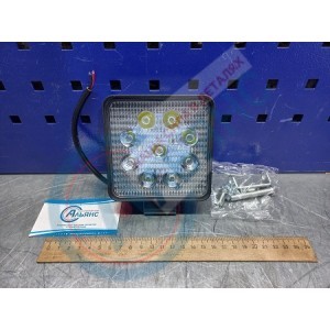 Фара LED светодиодная 27W квадратная (9 диодов) 27S-CIR-01 45мм